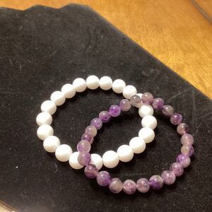 Wear and Share!  Two Stretchable Adjustable Bead Bracelets